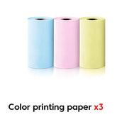 Mini Printer Thermal Paper Label Sticker Colorful Adhesive Self-adhesive Paper