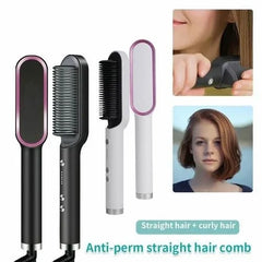 Electric Hair Straightener Comb