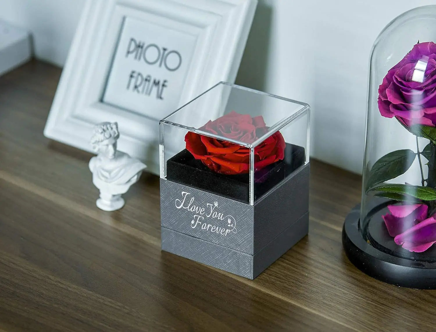 I Love You Necklace (+ WILDLOVE Preserved Real Rose)