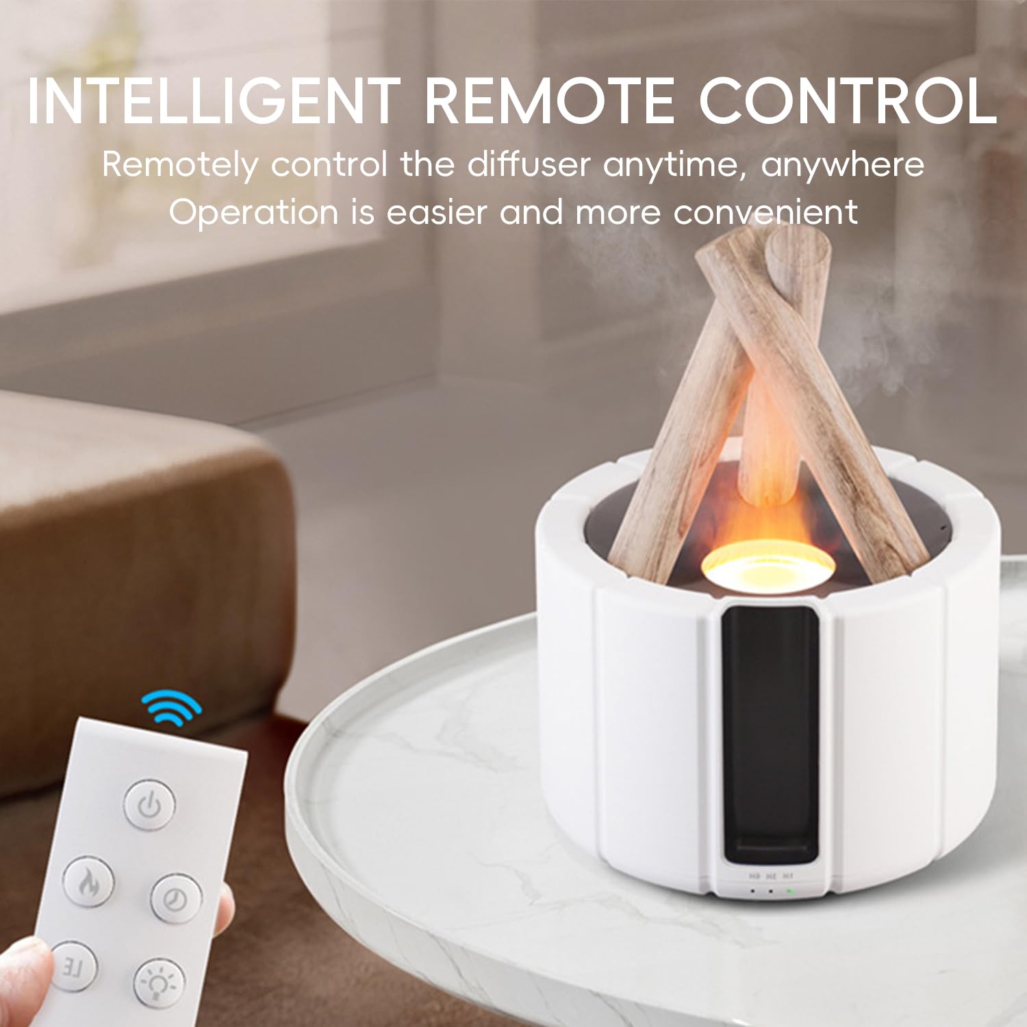 LED Campfire Humidifier Diffuser