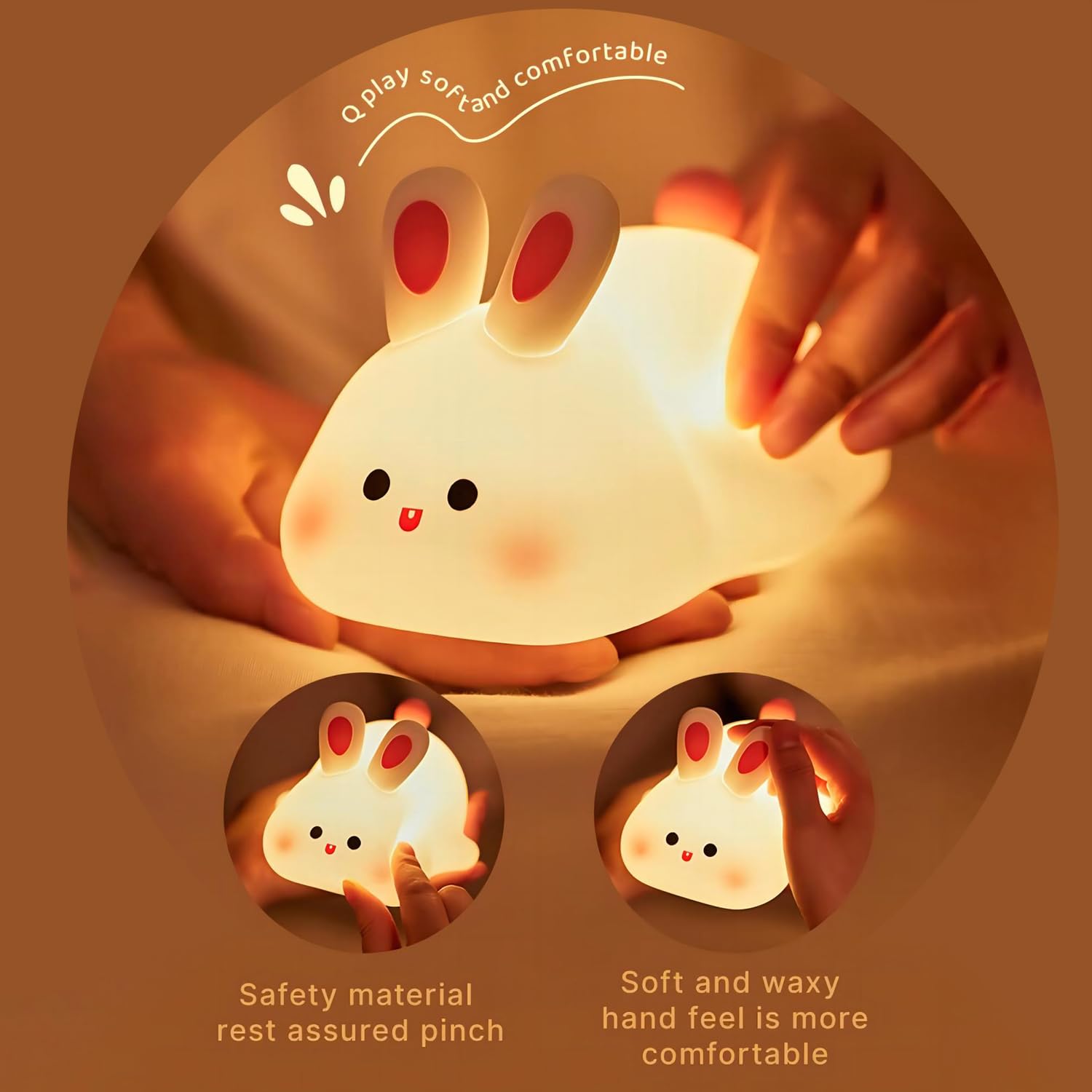 Cute Rabbit Silicone Lamp