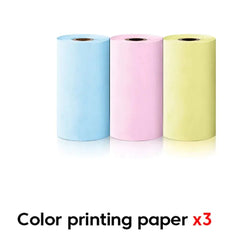 Mini Printer Thermal Paper Label Sticker Colorful Adhesive Self-adhesive Paper