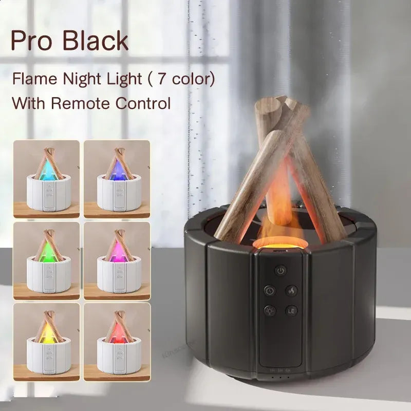 LED Campfire Humidifier Diffuser