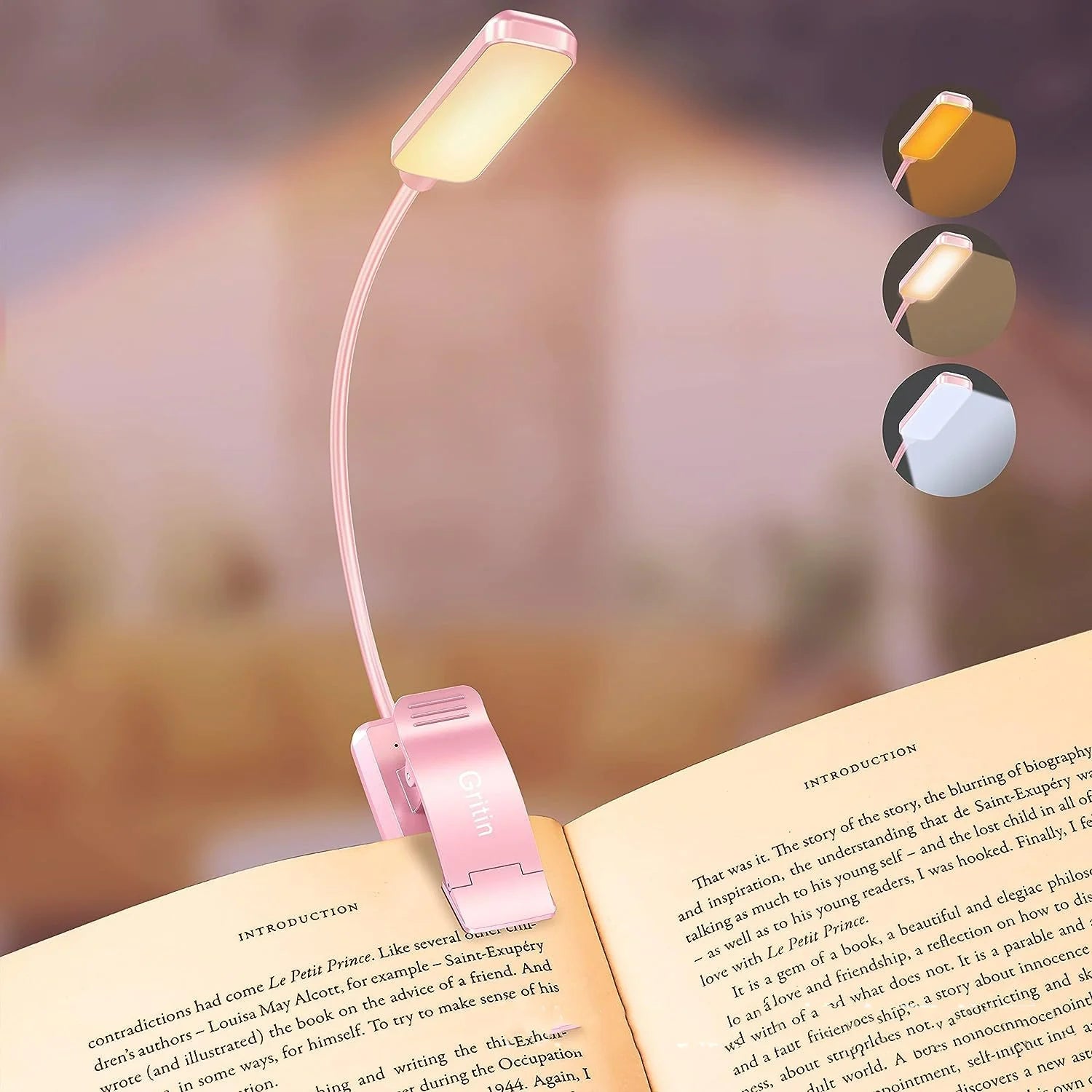 Minimalist LED Rechargeable Book Light