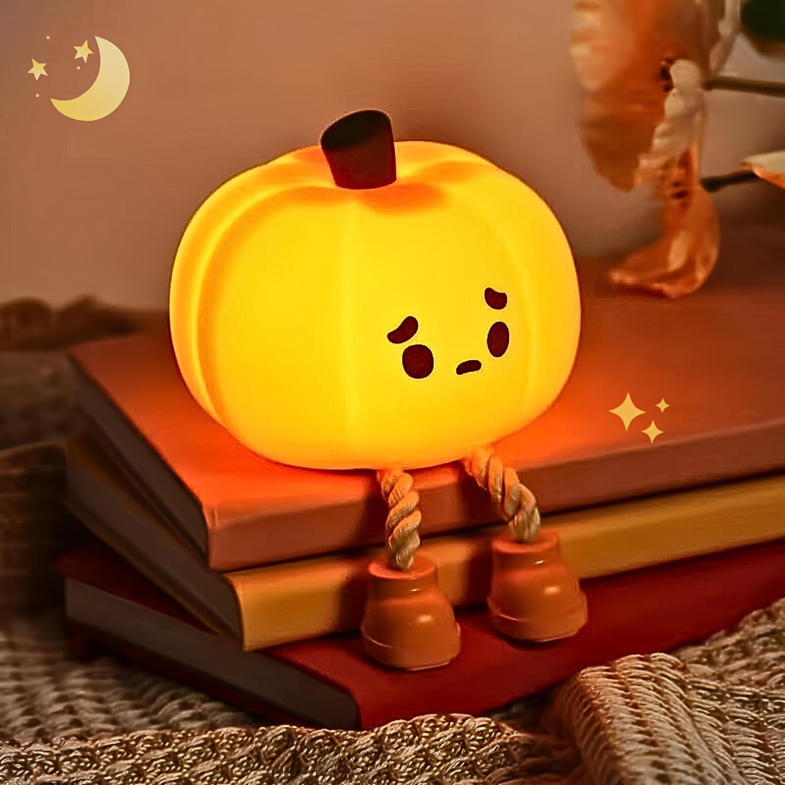 Cutesy Pumpkin Night Light