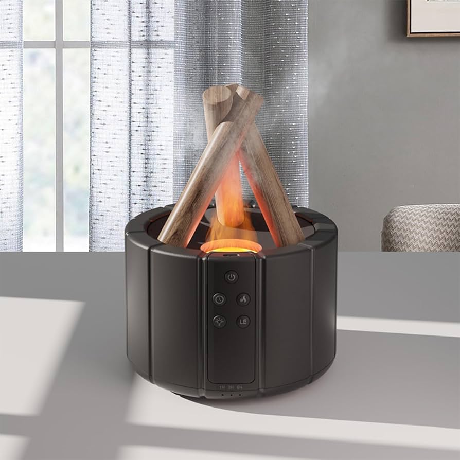 LED Campfire Humidifier Diffuser