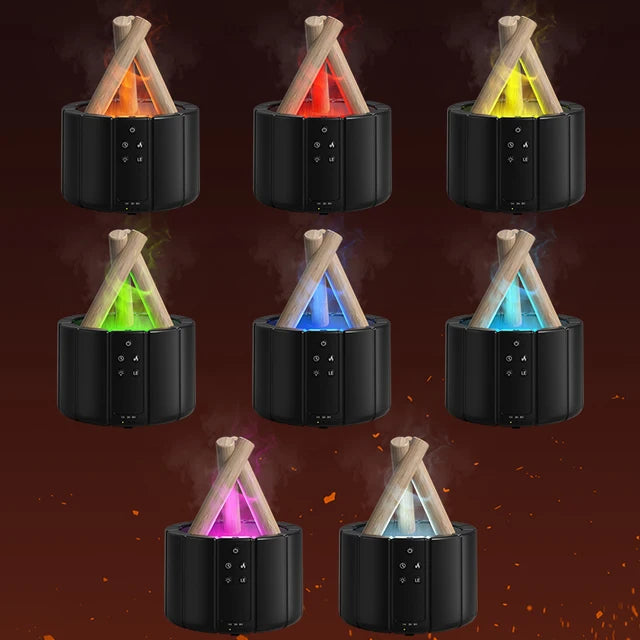 LED Campfire Humidifier Diffuser