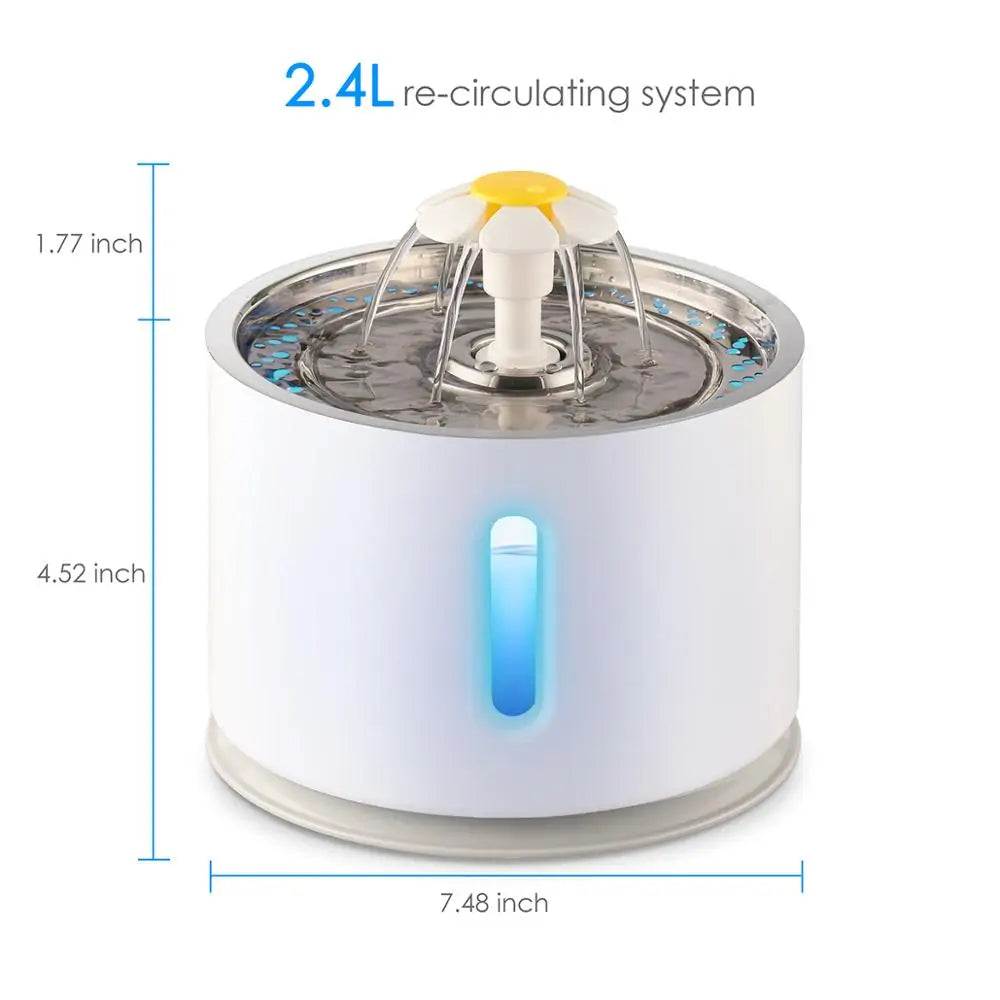 2.4L Automatic Pet Water Fountain