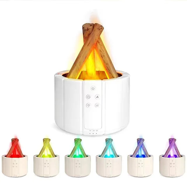 LED Campfire Humidifier Diffuser
