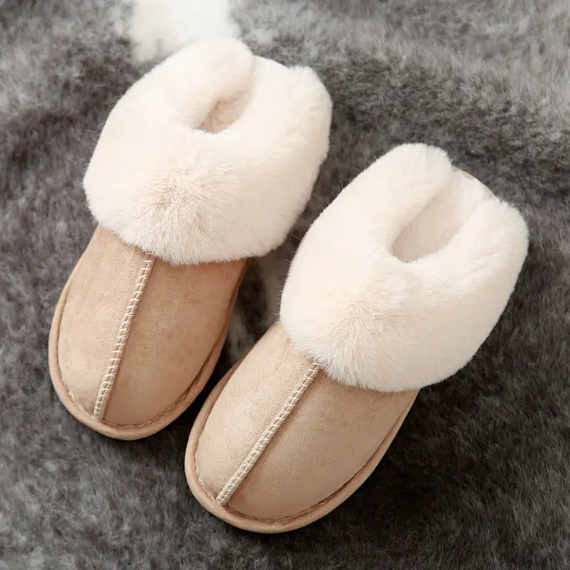 Winter Home Fur Slippers