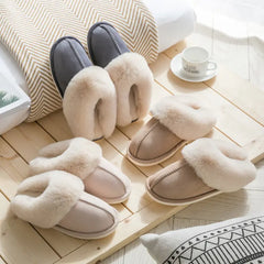 Winter Home Fur Slippers