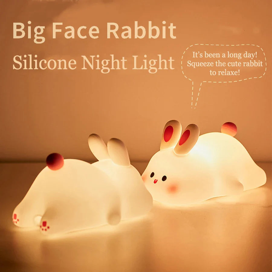 Cute Rabbit Silicone Lamp