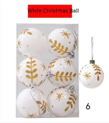 Vibrant Christmas Ornaments - Set of 6