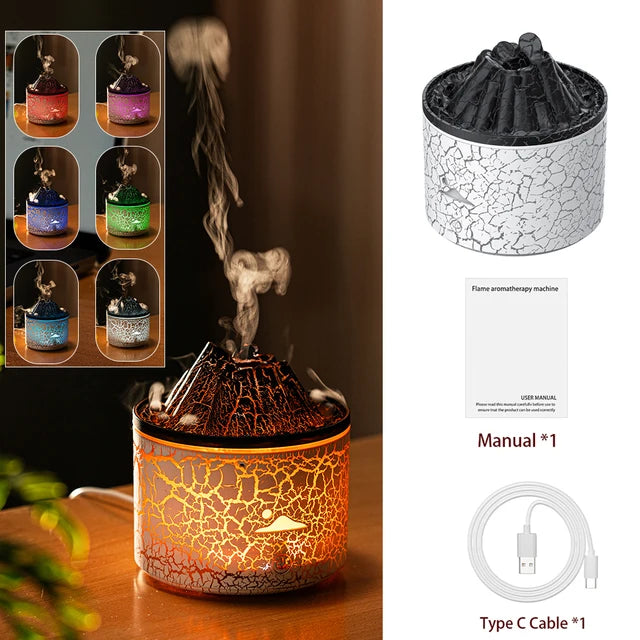 Volcanic Flame Humidifier Diffuser