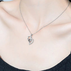 100 Languages "I Love You" Necklace (+ Rose Luxury Gift Box)